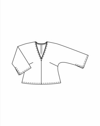 PDF-symönster - Burda 5776 - Blus Tunika - Dam