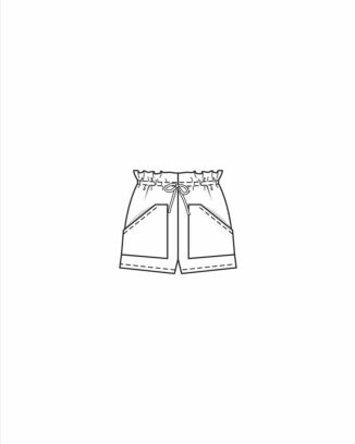 PDF-symönster - Burda 5808 - Byxa Shorts - Dam