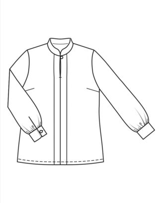 PDF-symönster - Burda 5839 - Blus - Dam