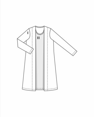 PDF-symönster - Burda 5818 - Top Tröja - Dam