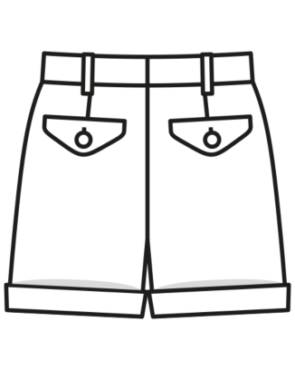 PDF-symönster - Burda BS202109133 - Shorts - Flicka