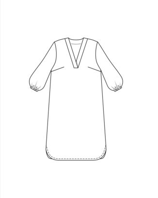 PDF-symönster - Burda BS202112124 - Klänning - Dam