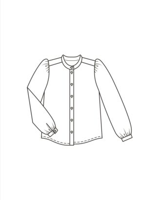 Blus med etniskt tryck 02/2022 #104