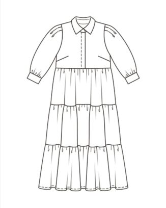 PDF-symönster - Burda BS202203104 - Klänning - Dam