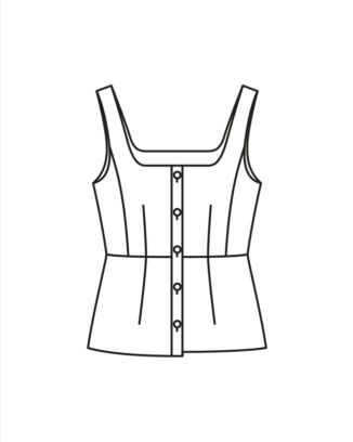 burda symönster damtopp 5922B 