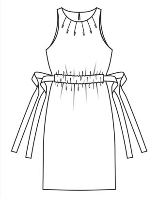Klänning med dragsko 04/2022 #108