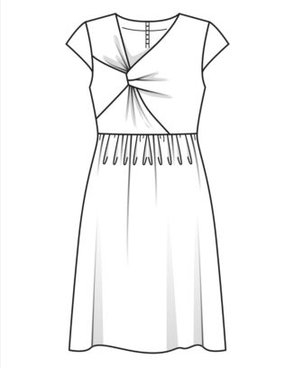 Klänning med batikmönster 04/2022 #114