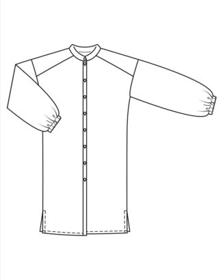 Klänning med extraordinärt tryck 04/2022 #117