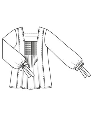 burda symönster damtunika 5917B 