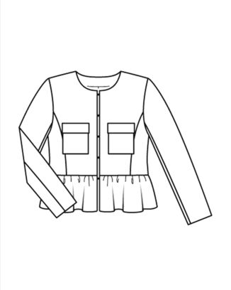 PDF-symönster - Burda BS2206117 - Jacka - Dam