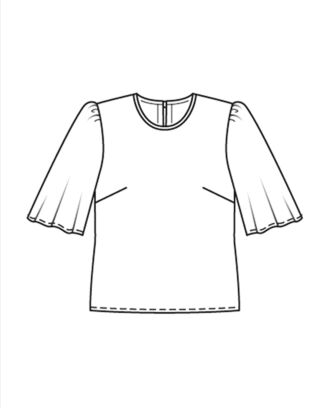 PDF-symönster - Burda BS2206119 - Blus - Dam