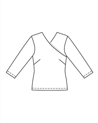 PDF-symönster - Burda 5900 - Top Tröja - Dam