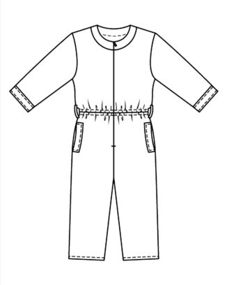 burda symönster damoverall 5896B 