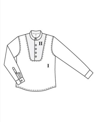 PDF-symönster - Burda 5895 - Skjorta - Herr - Casual