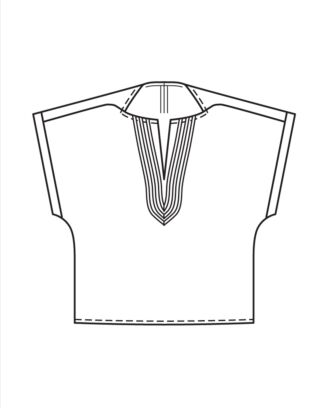 burda symönster damtunika 5894B 