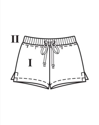 burda symönster flickshorts 9242C
