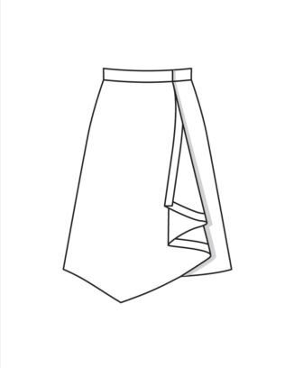 Asymmetrisk kjol 09/2022 #104A