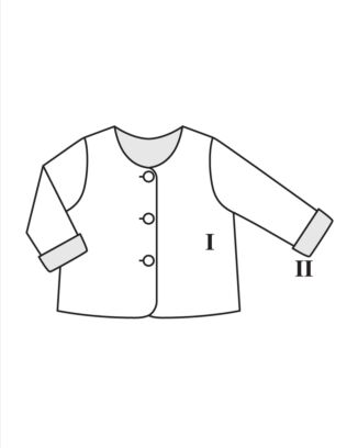 PDF-symönster - Burda 9231 - Jacka Byxa - Baby