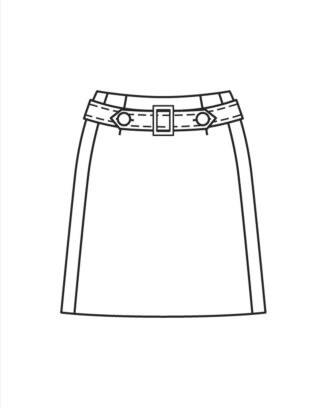 Minikjol i 60-talslook 10/2022 #116A