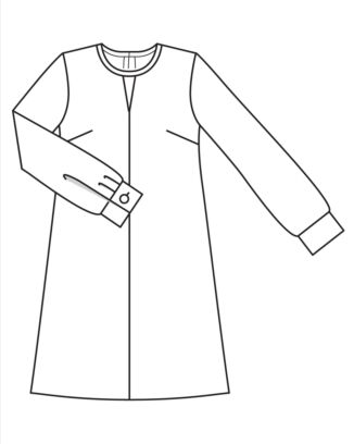 Blusklänning med couture-ringning 10/2022 #121B