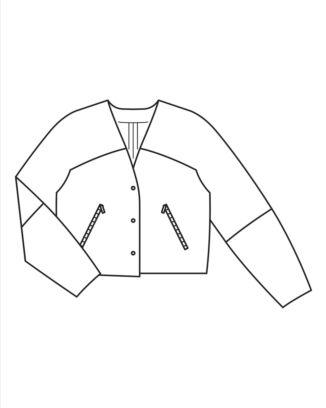 Blouson med tryckknapp 11/2022 #108B