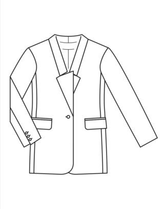 Kavaj med fickor med lock 11/2022 #114