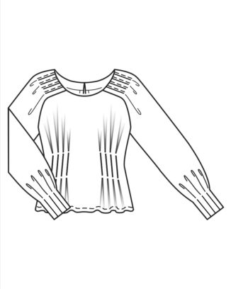 Blus i skulptural look 12/2022 #112B