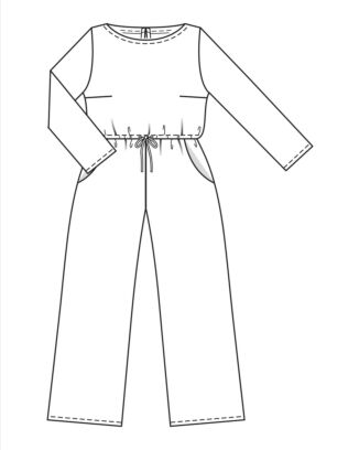 PDF-symönster - Burda 01/2023 #124 - Jumpsuit - Dam