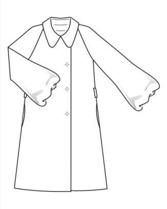 PDF-symönster - Burda 5824 - Jacka Kappa - Dam