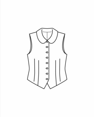 Väst med knappar 05/2023 #108B Väst med knappar 05/2023 #108B