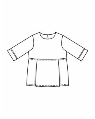 PDF-symönster - Burda 05/2023 #129 - Blus - Flicka