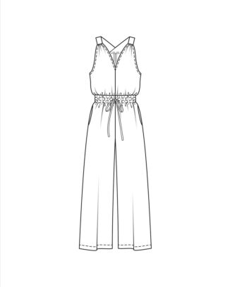 PDF-symönster - Burda 125 - Jumpsuit - Dam