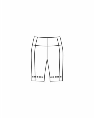 PDF-symönster - Burda 07/2023 #114 - Sportkläder Shorts - Dam