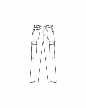 PDF-symönster - Burda 5814 - Byxa Shorts - Herr