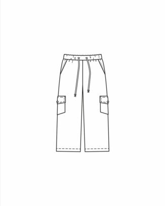 PDF-symönster - Burda 9224 - Byxa Shorts - Flicka Pojke
