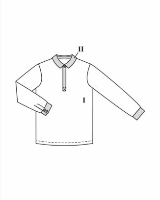 PDF-symönster - Burda 08/2023 #127 - Top - Dam
