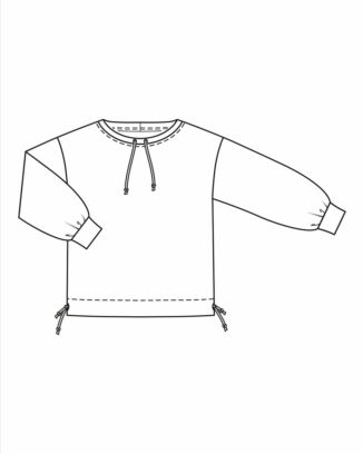 Viskosweatshirt 110 | Burda Style 09/23