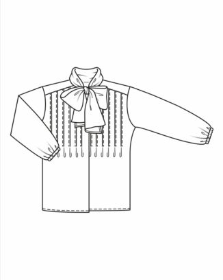 Bomullsblus 116 | Burda Style 09/23