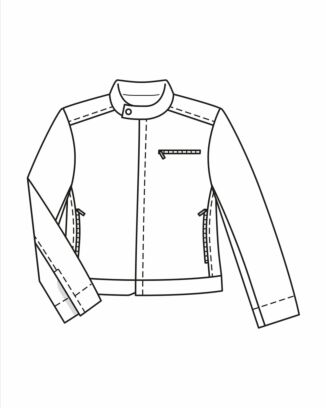 Bomull Herrblousonjacka 126 | Burda Style 09/23