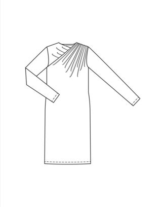 PDF-symönster - Burda 104 - Klänning - Dam