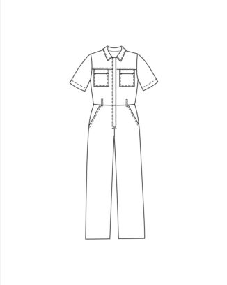 PDF-symönster - Burda 03/24 #106 G - Jumpsuit - Dam