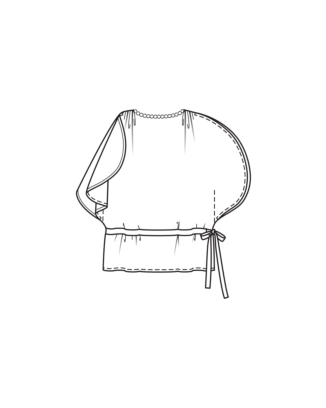 PDF-symönster - Burda 115 - Top - Dam