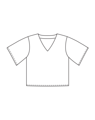 PDF-symönster - Burda 125 - Top - Dam