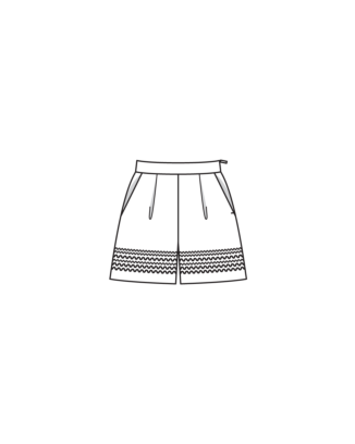 PDF-symönster - Burda 133 - Shorts - Dam