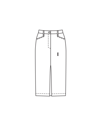 PDF-symönster - Burda 107 - Kjol - Dam