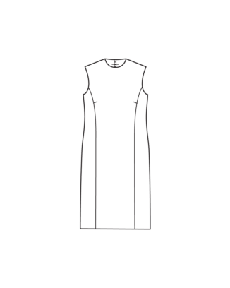 PDF-symönster - Burda 105 - Klänning - Dam