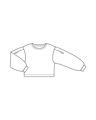 PDF-symönster - Burda 101 - Tröja - Dam