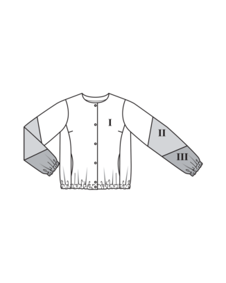 burda symönster dam blouson 25/02 #120 