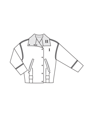 PDF-Symönster - Burda BS2505130 - Blouson - Dam