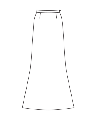 PDF-Symönster - Burda BS2506107 - Kjol - Dam
